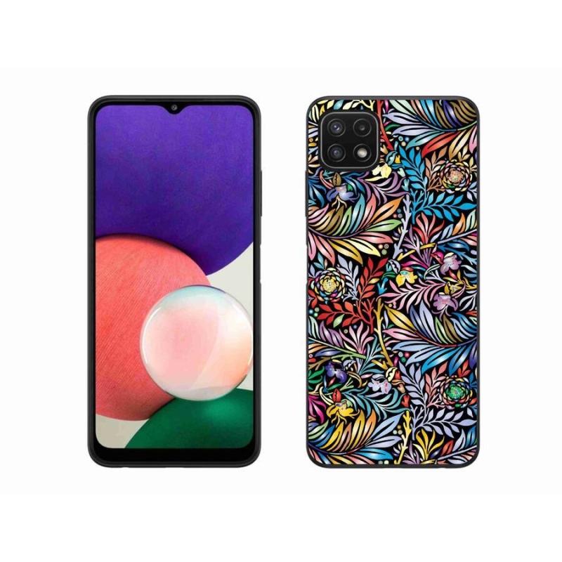 Gélový kryt mmCase na mobil Samsung Galaxy A22 5G - kvety 5