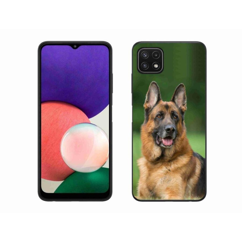 Gélový kryt mmCase na mobil Samsung Galaxy A22 5G - nemecký ovčiak