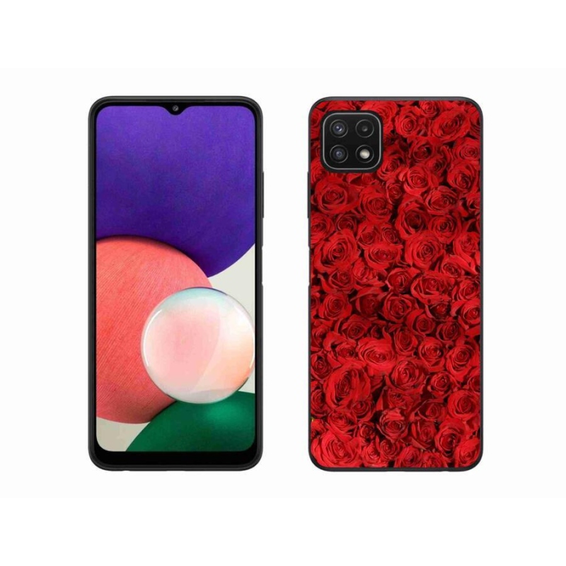 Gélový kryt mmCase na mobil Samsung Galaxy A22 5G - ruža