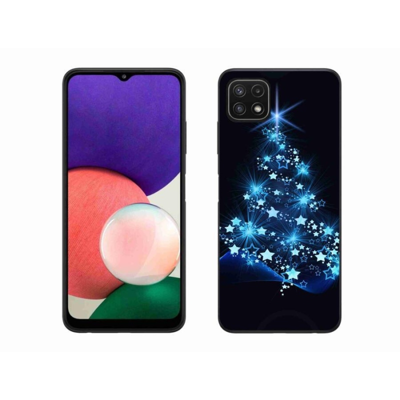 Gélový kryt mmCase na mobil Samsung Galaxy A22 5G - vianočný stromček