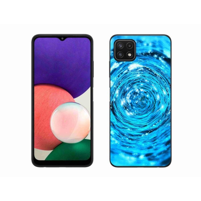 Gélový kryt mmCase na mobil Samsung Galaxy A22 5G - vodný vír