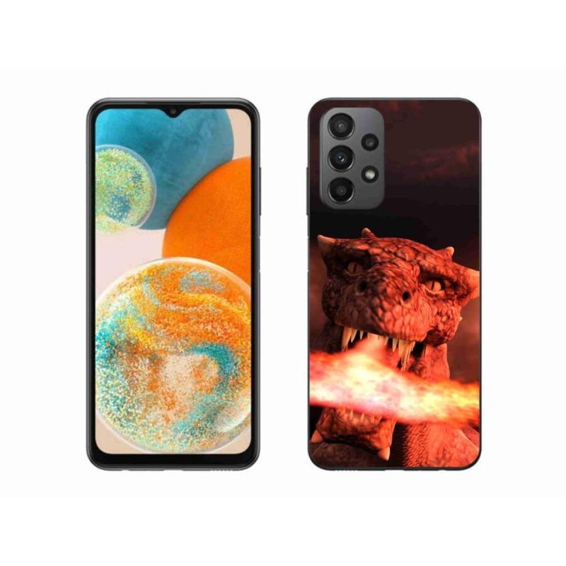 Gélový kryt mmCase na mobil Samsung Galaxy A23 4G/5G - drak