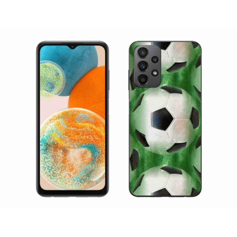 Gélový kryt mmCase na mobil Samsung Galaxy A23 4G/5G - futbalová lopta