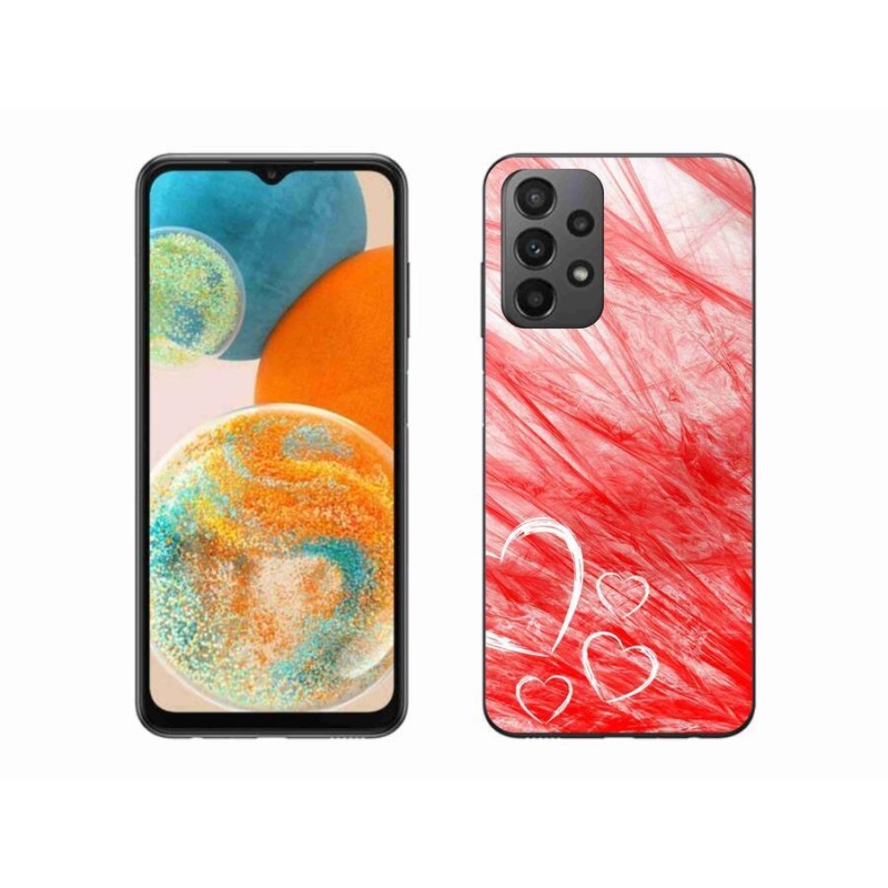Gélový kryt mmCase na mobil Samsung Galaxy A23 4G/5G - heart