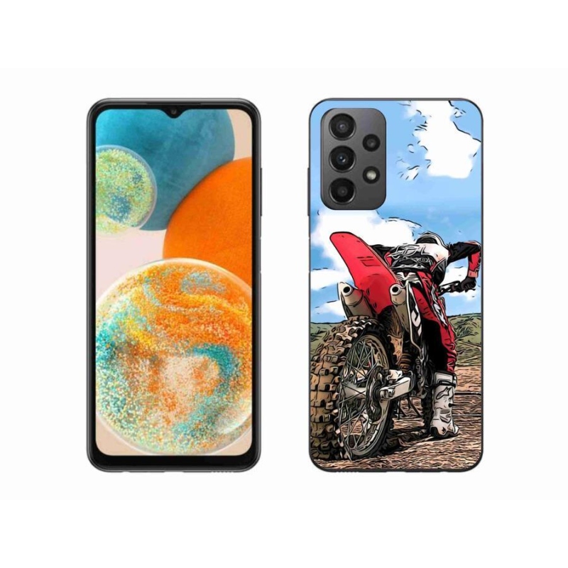 Gélový kryt mmCase na mobil Samsung Galaxy A23 4G/5G - moto