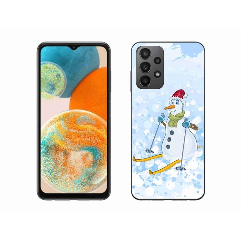 Gélový kryt mmCase na mobil Samsung Galaxy A23 4G/5G - snehuliak
