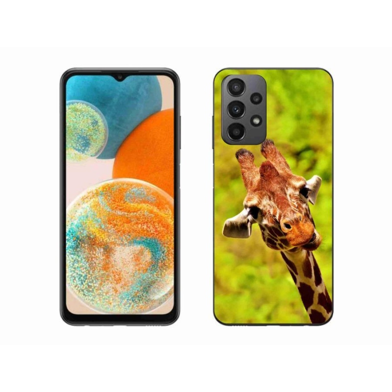 Gélový kryt mmCase na mobil Samsung Galaxy A23 4G/5G - žirafa