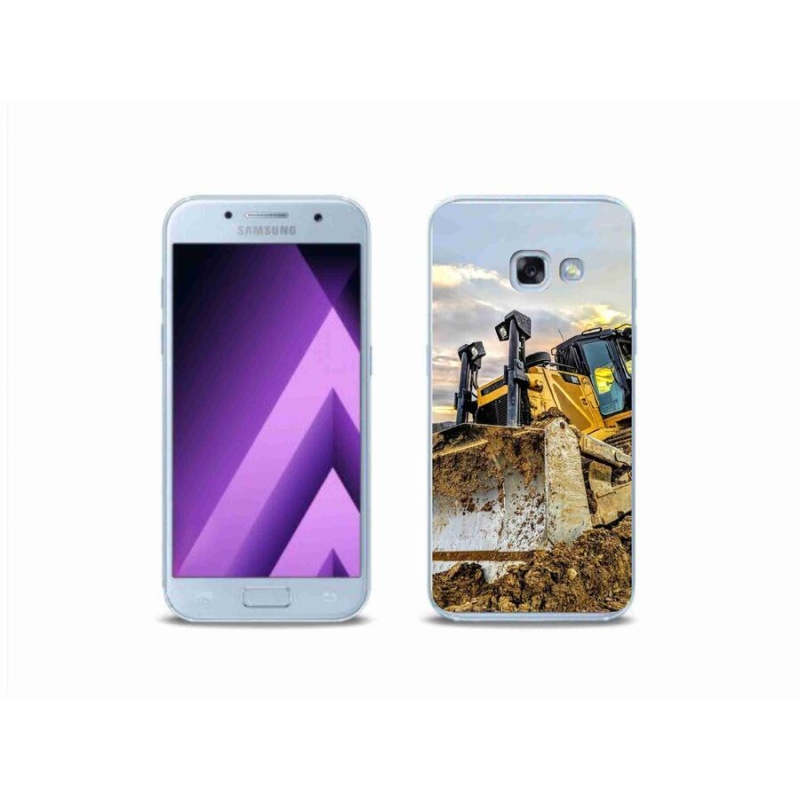 Gélový kryt mmCase na mobil Samsung Galaxy A3 (2017) - bager