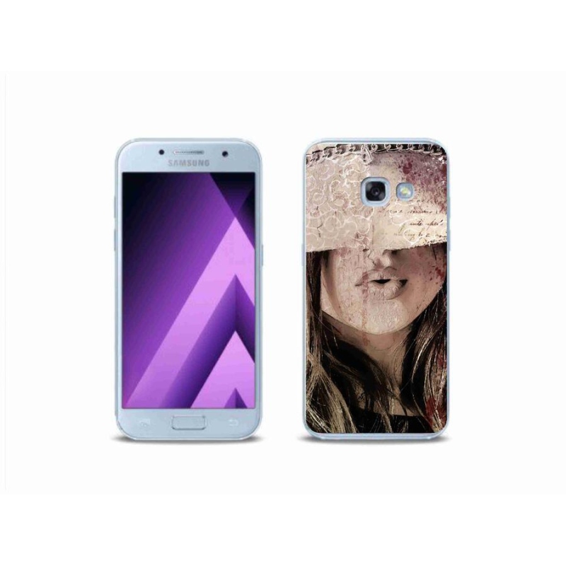 Gélový kryt mmCase na mobil Samsung Galaxy A3 (2017) - dievča