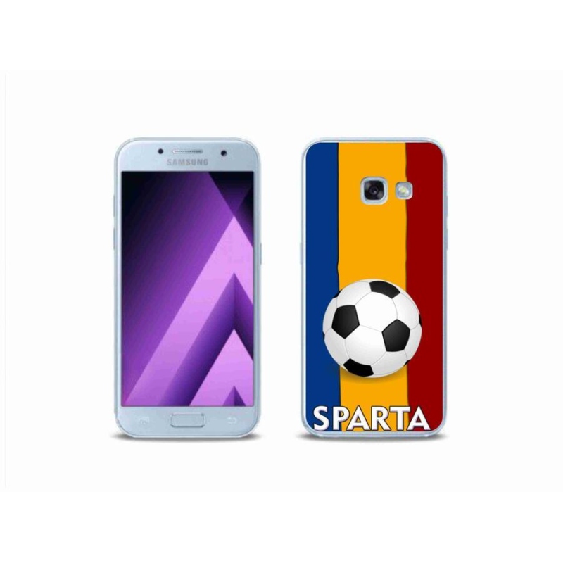 Gélový kryt mmCase na mobil Samsung Galaxy A3 (2017) - futbal 1