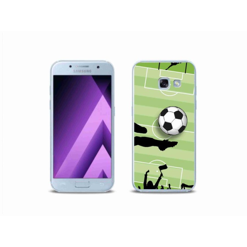 Gélový kryt mmCase na mobil Samsung Galaxy A3 (2017) - futbal 3