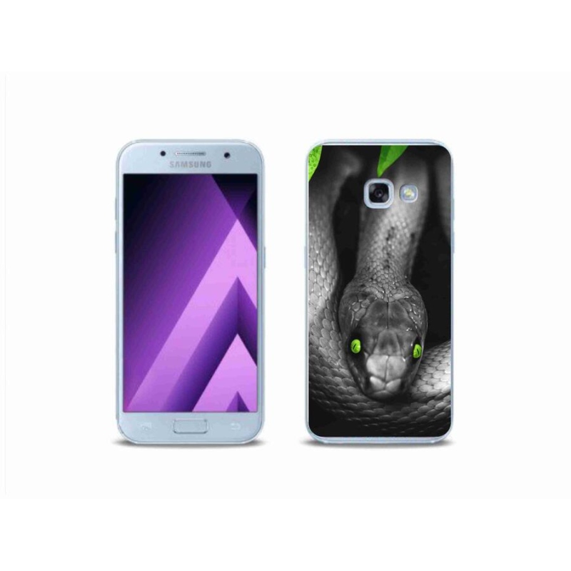 Gélový kryt mmCase na mobil Samsung Galaxy A3 (2017) - had