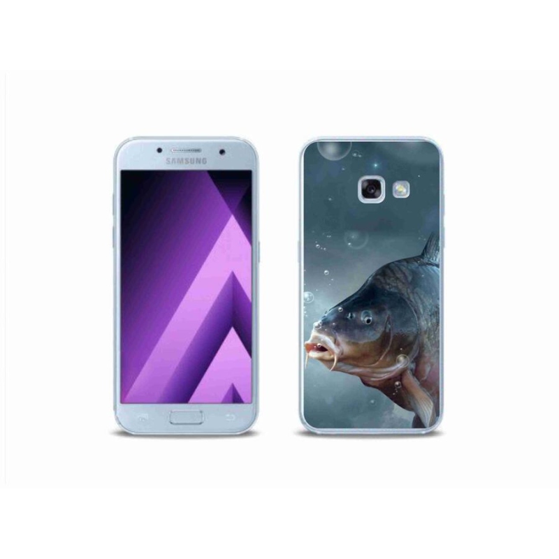 Gélový kryt mmCase na mobil Samsung Galaxy A3 (2017) - kapor a bublinky