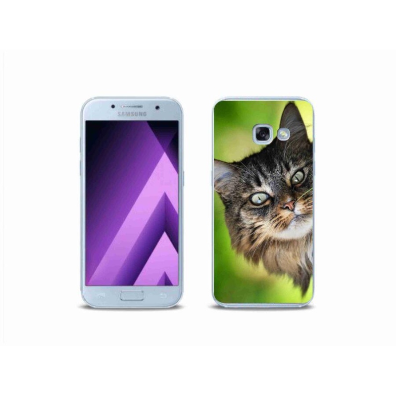 Gélový kryt mmCase na mobil Samsung Galaxy A3 (2017) - mačka 3