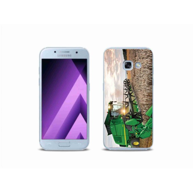 Gélový kryt mmCase na mobil Samsung Galaxy A3 (2017) - kombajn