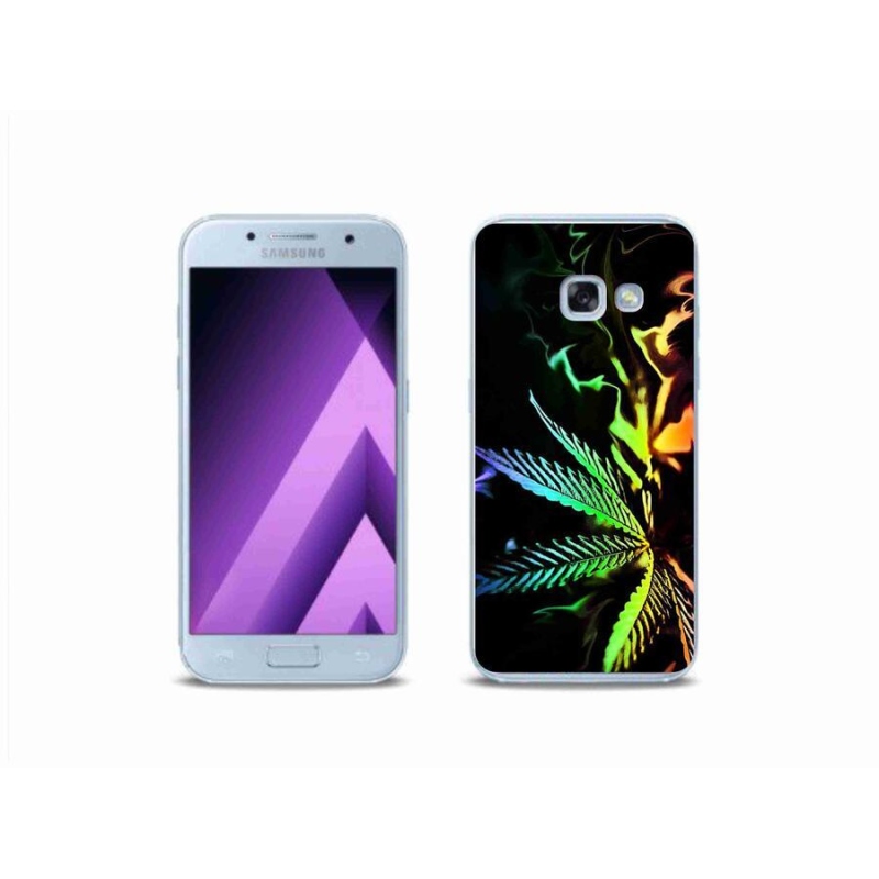 Gélový kryt mmCase na mobil Samsung Galaxy A3 (2017) - konope 2