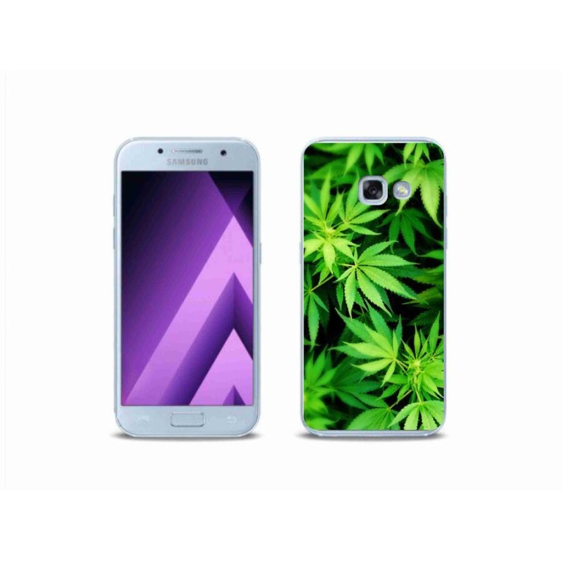 Gélový kryt mmCase na mobil Samsung Galaxy A3 (2017) - konope 3