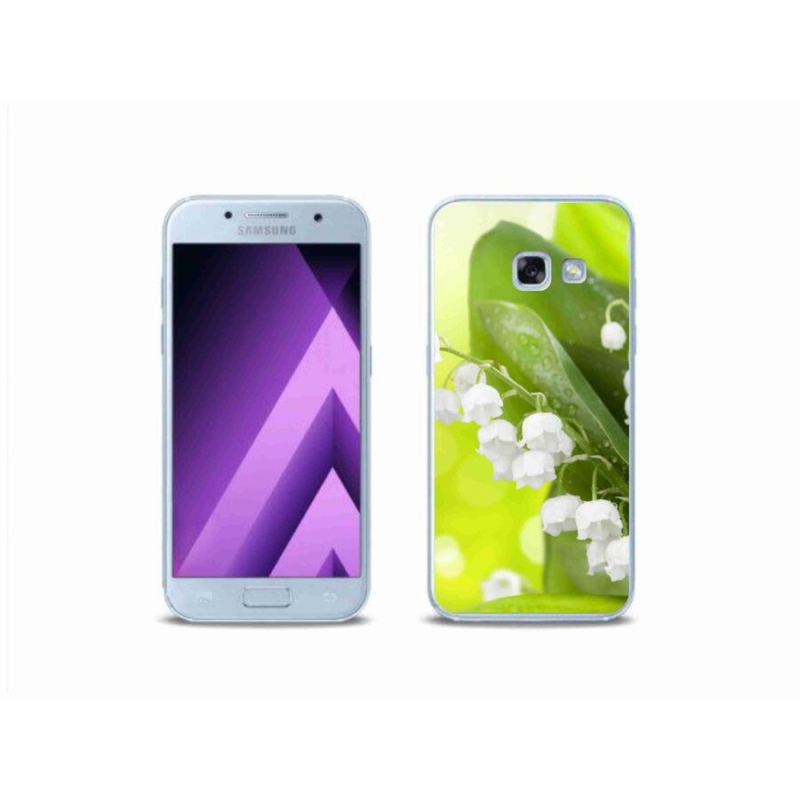 Gélový kryt mmCase na mobil Samsung Galaxy A3 (2017) - konvalinka