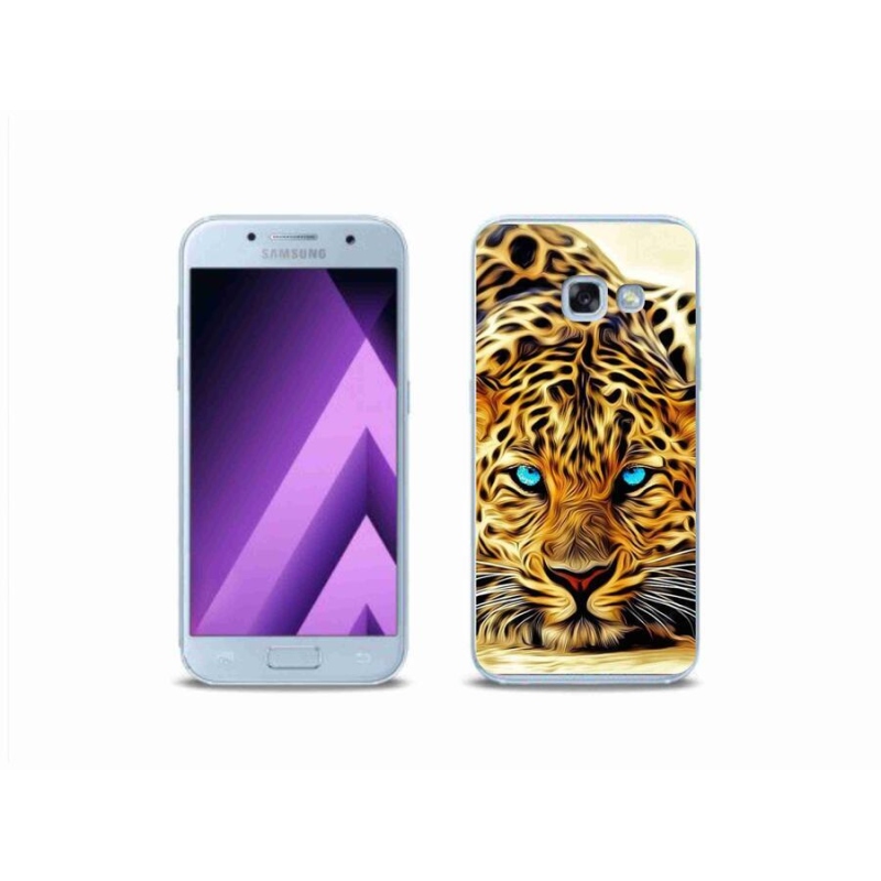 Gélový kryt mmCase na mobil Samsung Galaxy A3 (2017) - kreslený tiger