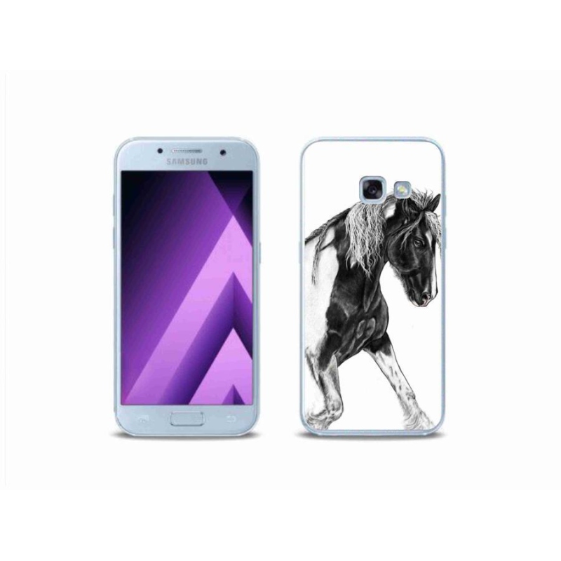 Gélový kryt mmCase na mobil Samsung Galaxy A3 (2017) - kôň