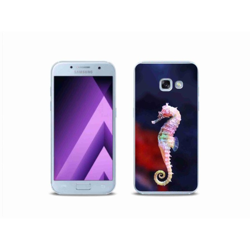 Gélový kryt mmCase na mobil Samsung Galaxy A3 (2017) - morský koník