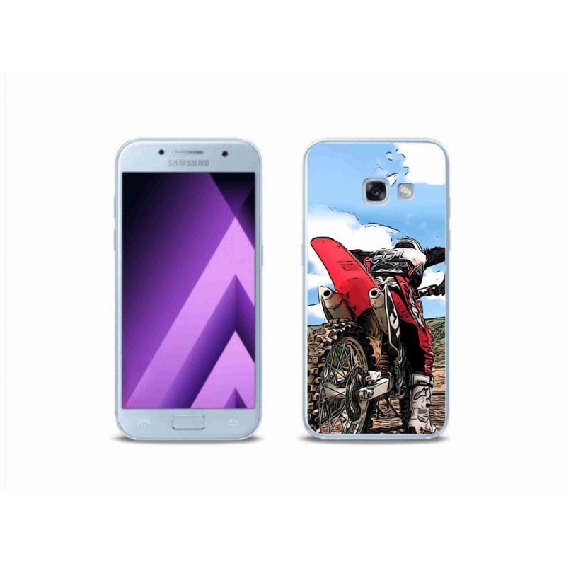 Gélový kryt mmCase na mobil Samsung Galaxy A3 (2017) - moto