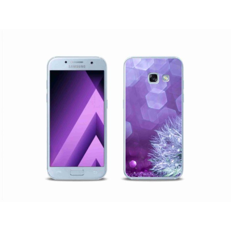 Gélový kryt mmCase na mobil Samsung Galaxy A3 (2017) - odkvitnuté púpava 2