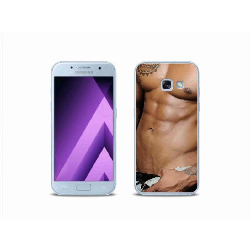 Gélový kryt mmCase na mobil Samsung Galaxy A3 (2017) - sexy muž