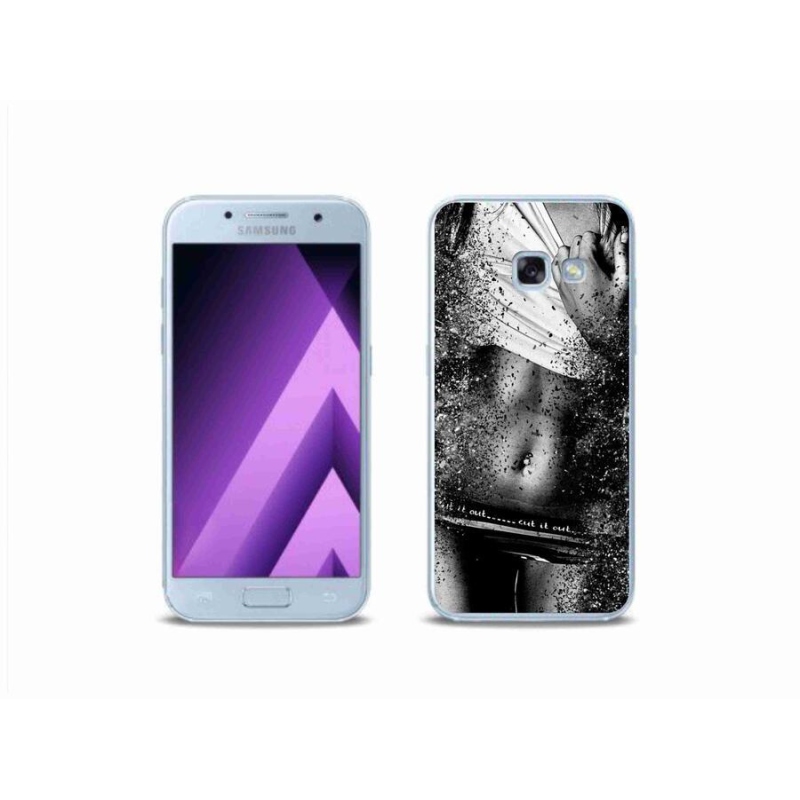 Gélový kryt mmCase na mobil Samsung Galaxy A3 (2017) - sexy žena 1