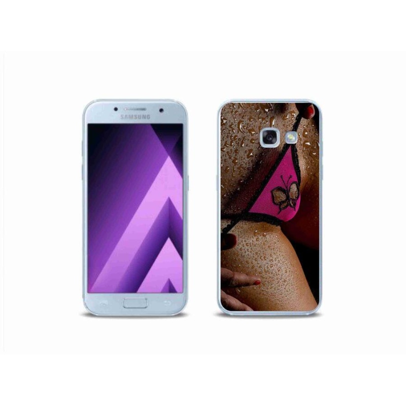 Gélový kryt mmCase na mobil Samsung Galaxy A3 (2017) - sexy žena