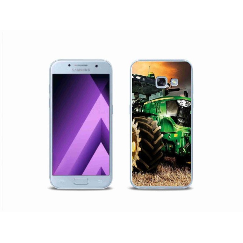 Gélový kryt mmCase na mobil Samsung Galaxy A3 (2017) - traktor