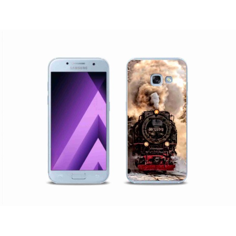 Gélový kryt mmCase na mobil Samsung Galaxy A3 (2017) - vlak