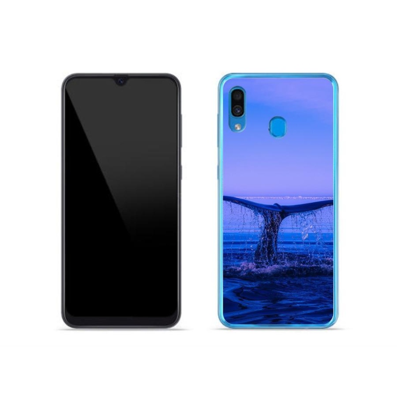 Gélový kryt mmCase na mobil Samsung Galaxy A30 - pastelky