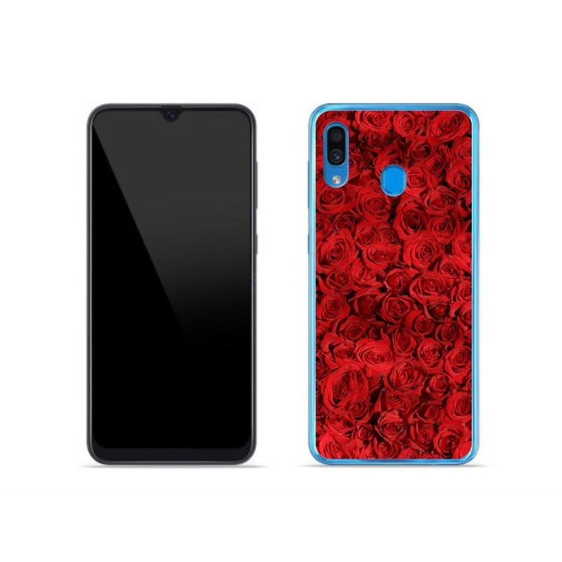 Gélový kryt mmCase na mobil Samsung Galaxy A30 - ruža