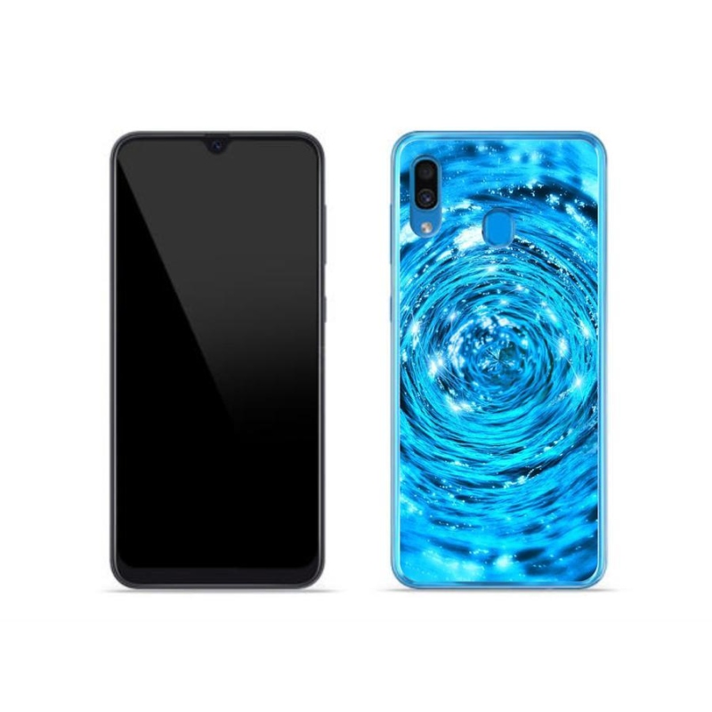 Gélový kryt mmCase na mobil Samsung Galaxy A30 - vodný vír