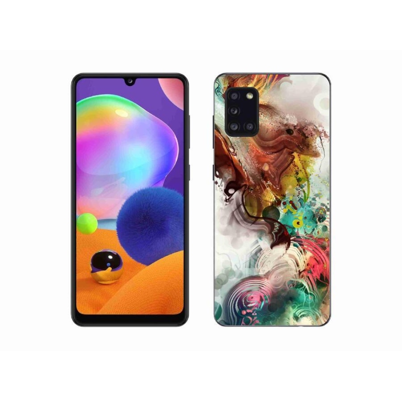 Gélový kryt mmCase na mobil Samsung Galaxy A31 - abstrakt 1