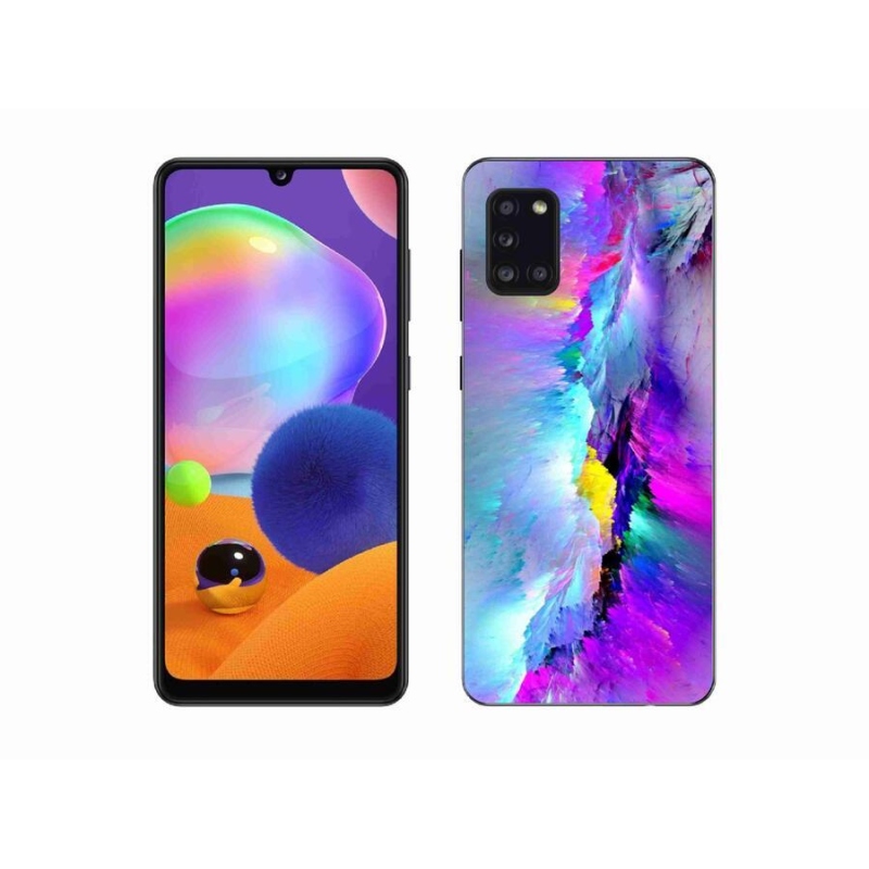 Gélový kryt mmCase na mobil Samsung Galaxy A31 - abstrakt