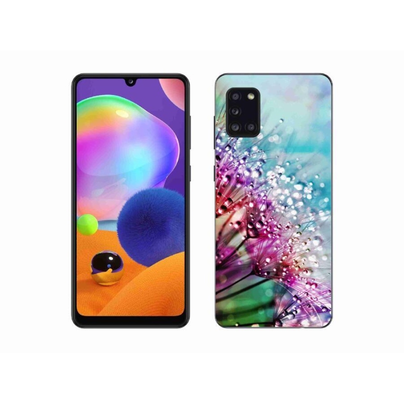 Gélový kryt mmCase na mobil Samsung Galaxy A31 - farebné kvety