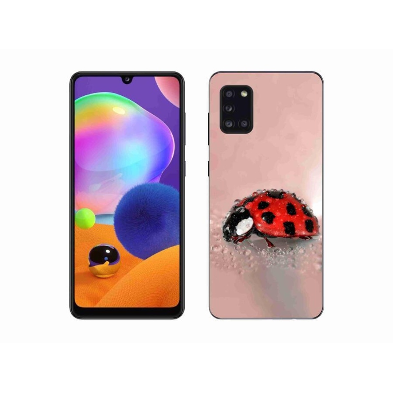 Gélový kryt mmCase na mobil Samsung Galaxy A31 - lienka