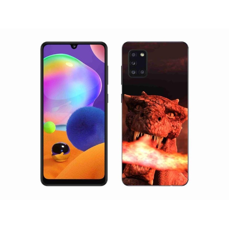 Gélový kryt mmCase na mobil Samsung Galaxy A31 - drak