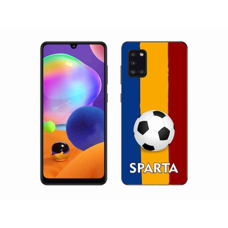 Gélový kryt mmCase na mobil Samsung Galaxy A31 - futbal 1