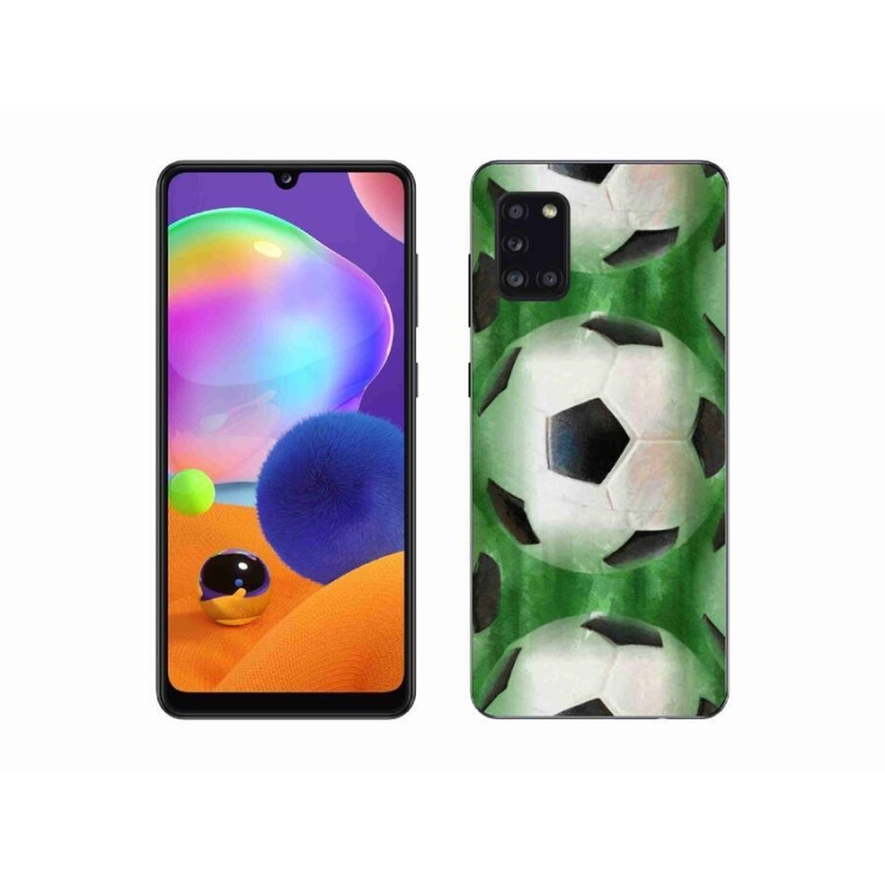 Gélový kryt mmCase na mobil Samsung Galaxy A31 - futbalová lopta