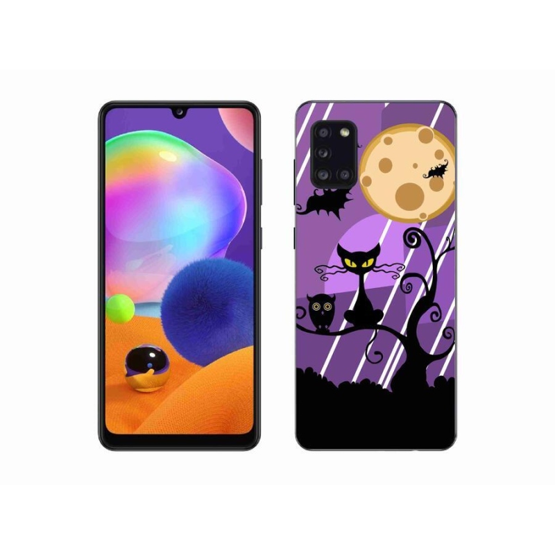 Gélový kryt mmCase na mobil Samsung Galaxy A31 - halloween