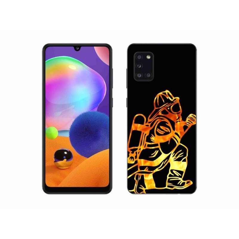 Gélový kryt mmCase na mobil Samsung Galaxy A31 - hasič 1