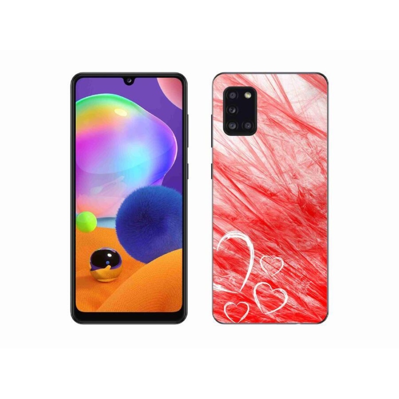 Gélový kryt mmCase na mobil Samsung Galaxy A31 - heart