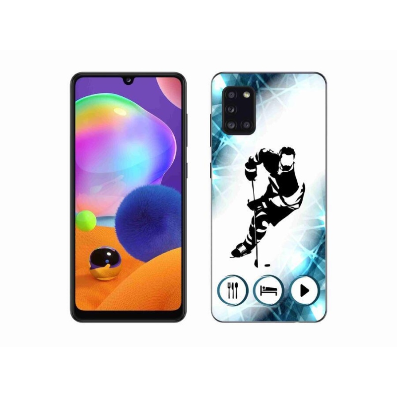 Gélový kryt mmCase na mobil Samsung Galaxy A31 - hokej 1