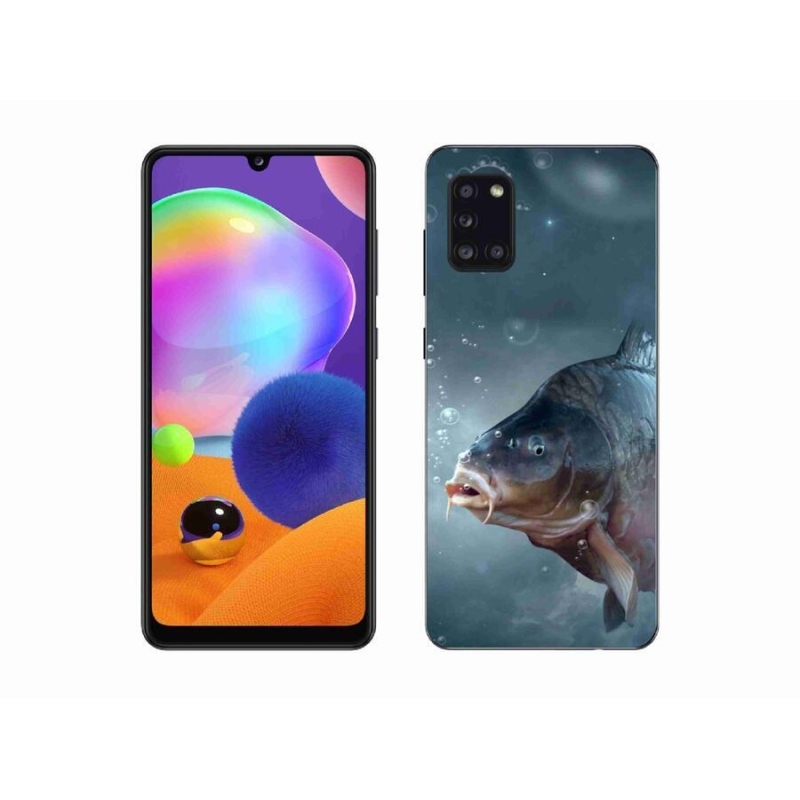 Gélový kryt mmCase na mobil Samsung Galaxy A31 - kapor a bublinky