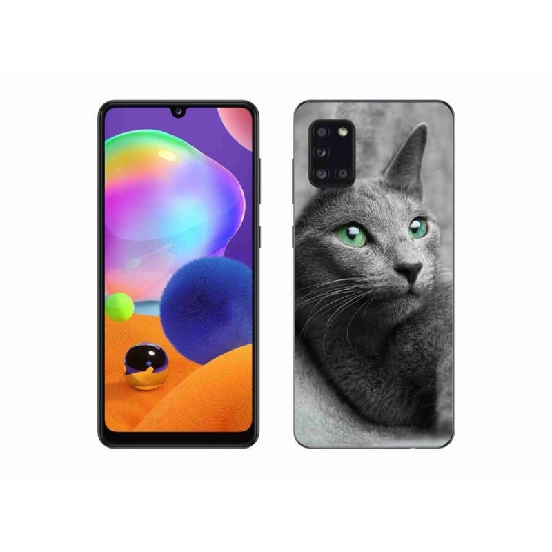 Gélový kryt mmCase na mobil Samsung Galaxy A31 - mačka 2