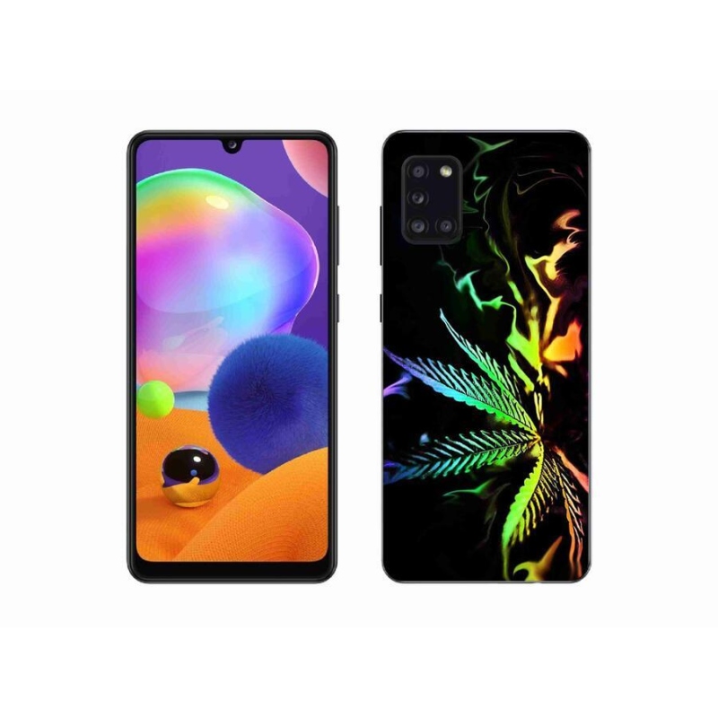 Gélový kryt mmCase na mobil Samsung Galaxy A31 - konope 2