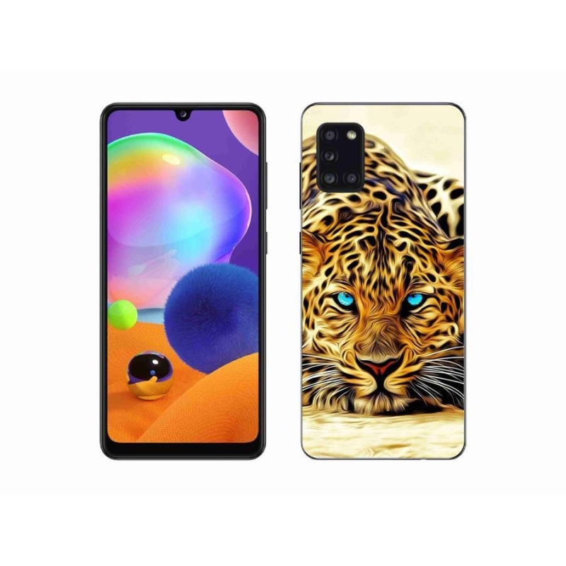 Gélový kryt mmCase na mobil Samsung Galaxy A31 - kreslený tiger